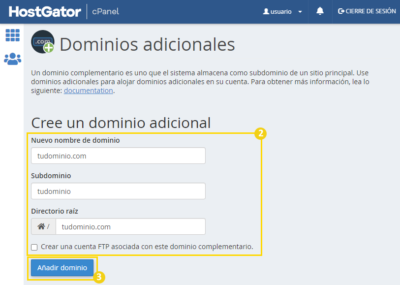 como configurar un dominio en hostgator de manera facil y rapida - configurar dominio hostgator
